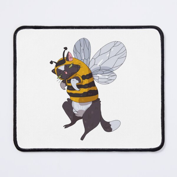 Item preview, Cat Bee Cute Kawaii Kitten Hornet Hybrid Insect Art designed and sold by Lycheelich.
