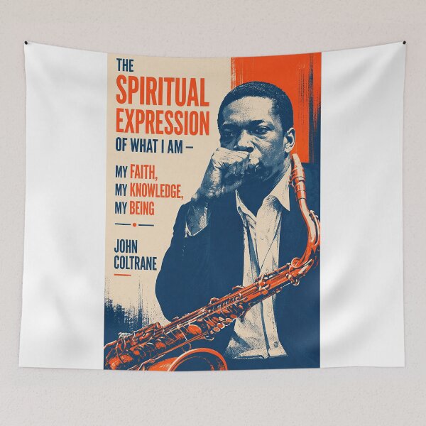 Item preview, John Coltrane Spiritual expression designed and sold by andreisky.