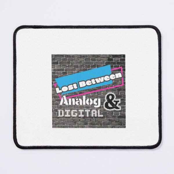Item preview, Lost Between Analog and Digital Logo On Brick designed and sold by AnaAndDigital.