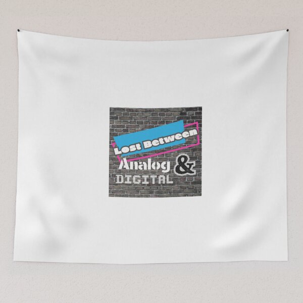 Item preview, Lost Between Analog and Digital Logo On Brick designed and sold by AnaAndDigital.