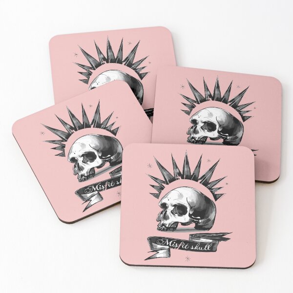 Item preview, Misfit Skull designed and sold by NoThoughtsCat.