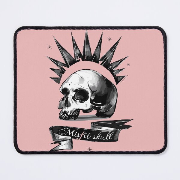 Item preview, Misfit Skull designed and sold by NoThoughtsCat.