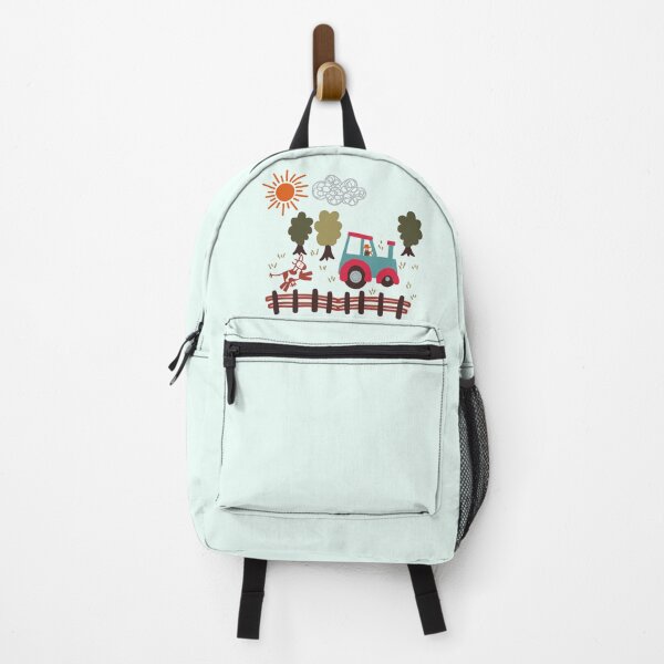 Item preview, Pastoral Farm scene bright pastel colors designed and sold by FrancesPoff.
