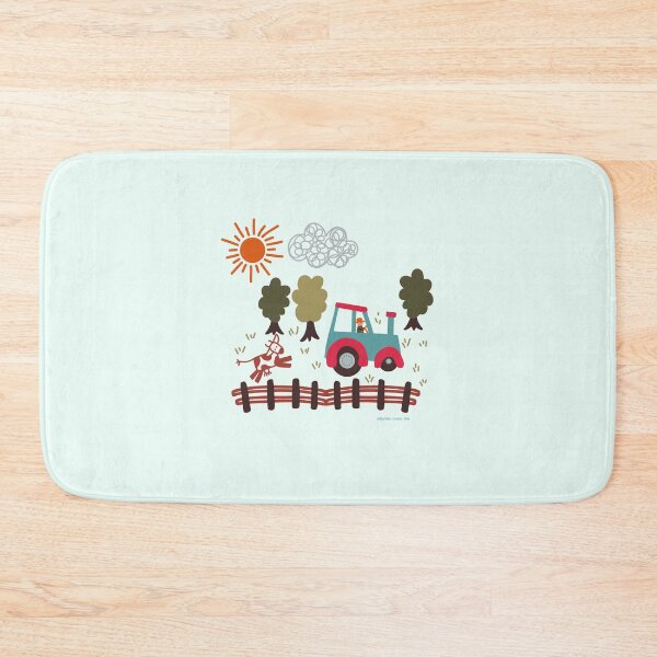Item preview, Pastoral Farm scene bright pastel colors designed and sold by FrancesPoff.