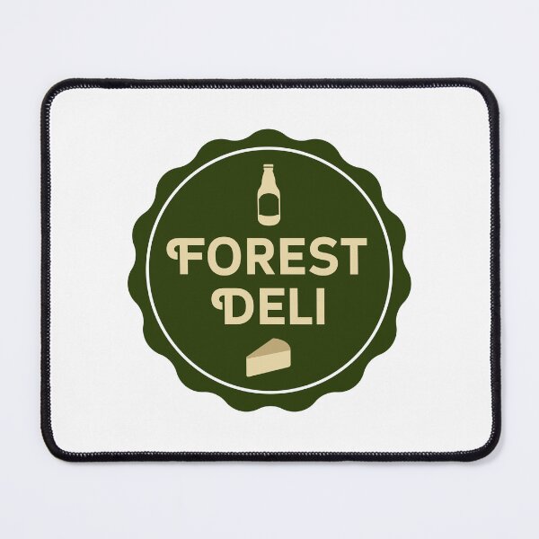 Item preview, Forest Deli Organic Cheese and Beverage Stamp Logo designed and sold by hlinpft.