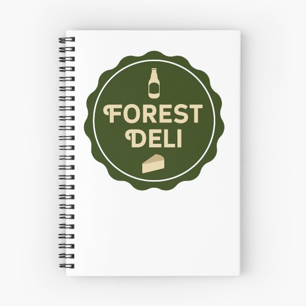Item preview, Forest Deli Organic Cheese and Beverage Stamp Logo designed and sold by hlinpft.