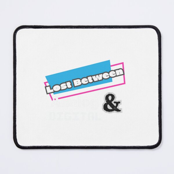 Item preview, Lost Between Analog and Digital Logo designed and sold by AnaAndDigital.