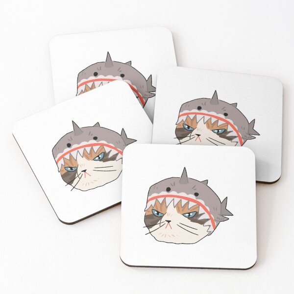 Item preview, Cat Shark Funny Cute Kawaii Ocean Predator Costume Graphic designed and sold by Lycheelich.