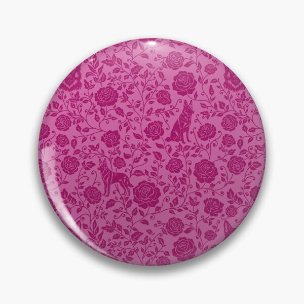 Item preview, German Shepherd Floral Pattern | Elegant Botanical Dog Design Pink designed and sold by WildLakePatterns.