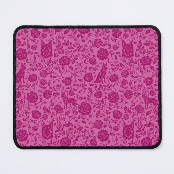 Item preview, German Shepherd Floral Pattern | Elegant Botanical Dog Design Pink designed and sold by WildLakePatterns.