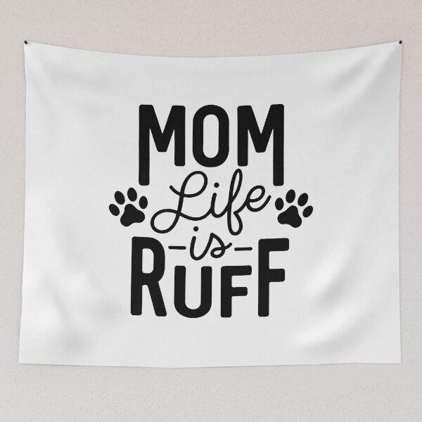 Item preview, Mom Life Is Ruff Dog Paw Print Motherhood Gift designed and sold by SoyLamderma.