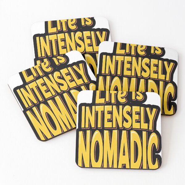 Item preview, Life Is Intensely Nomadic — Minimalist Nomad Aesthetic designed and sold by AsifDesignCreativeStudio.