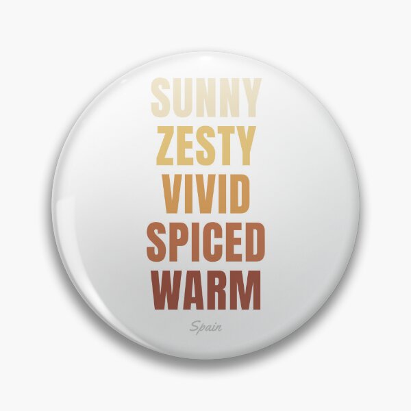 Item preview, Spain Typographic Print, Sunny Zesty Vivid Spiced Warm Decor designed and sold by MarkedArtPrints.