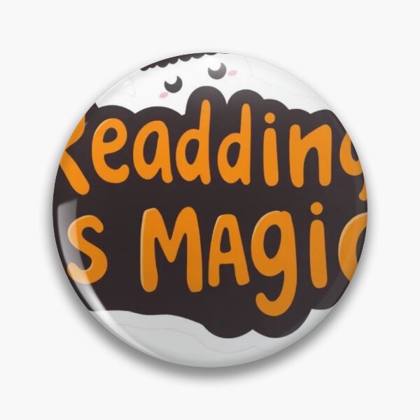 Item preview, Reading Is Magic Quote Sticker | Cute Book Lover Sticker | Reading Quote Vinyl Decal for Books, Laptop & Journal designed and sold by surbhiArt.