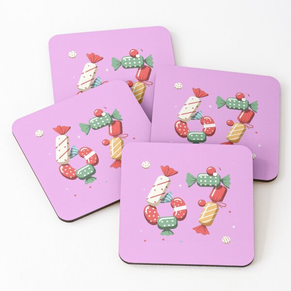 Item preview, 67 candies meme designed and sold by DIGOR shop.