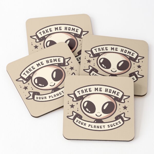 Item preview, Take Me Home Your Planet Sucks /// Funny Alien designed and sold by Scaryzz.