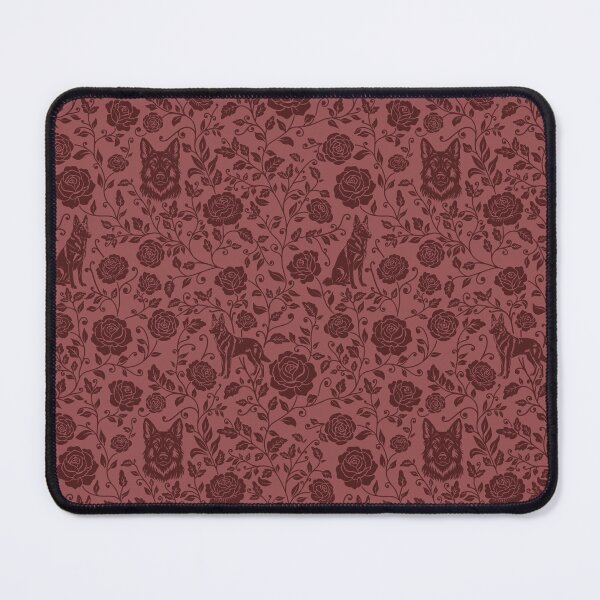 Item preview, German Shepherd Floral Pattern | Elegant Botanical Dog Design Red designed and sold by WildLakePatterns.