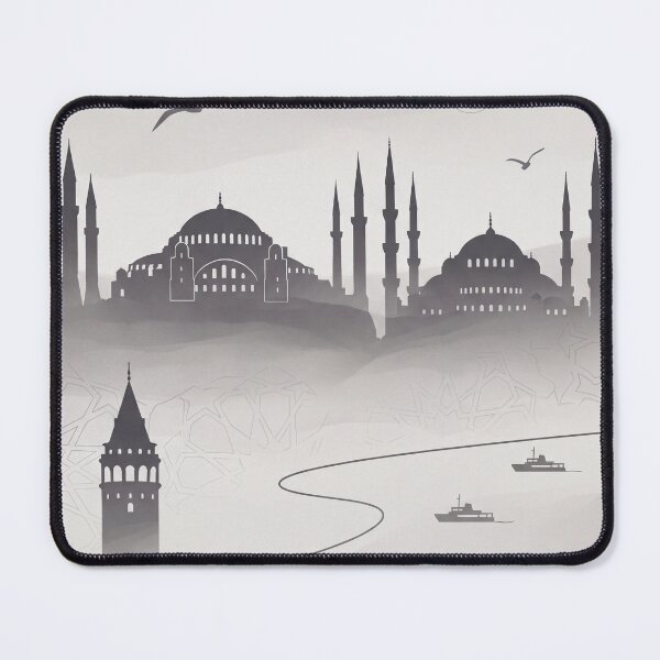 Item preview, Istanbul minimal misty Poster designed and sold by Aminlazir.