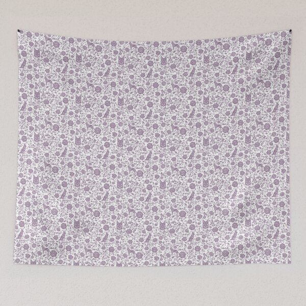 Item preview, German Shepherd Floral Pattern | Elegant Botanical Dog Design Lavender designed and sold by WildLakePatterns.