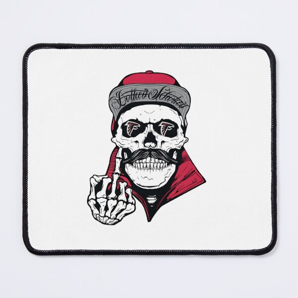 Item preview, Skull with Falcons Logo and Middle Finger designed and sold by liveurban.