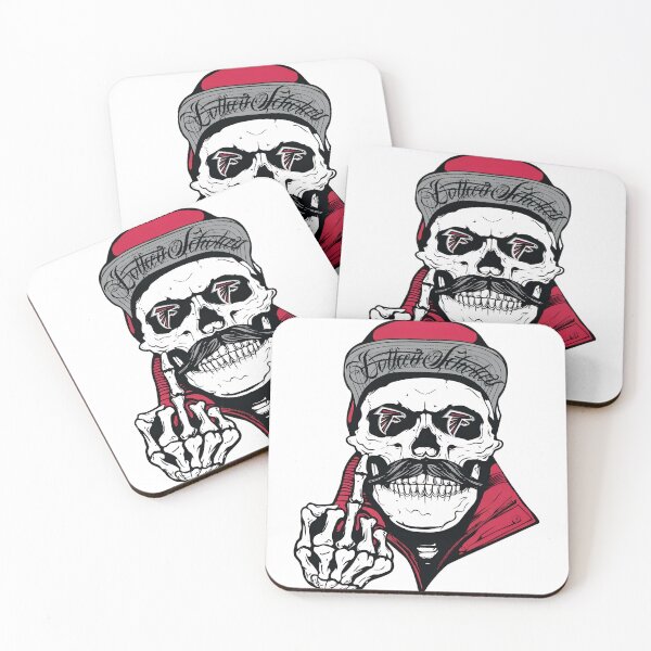 Item preview, Skull with Falcons Logo and Middle Finger designed and sold by liveurban.