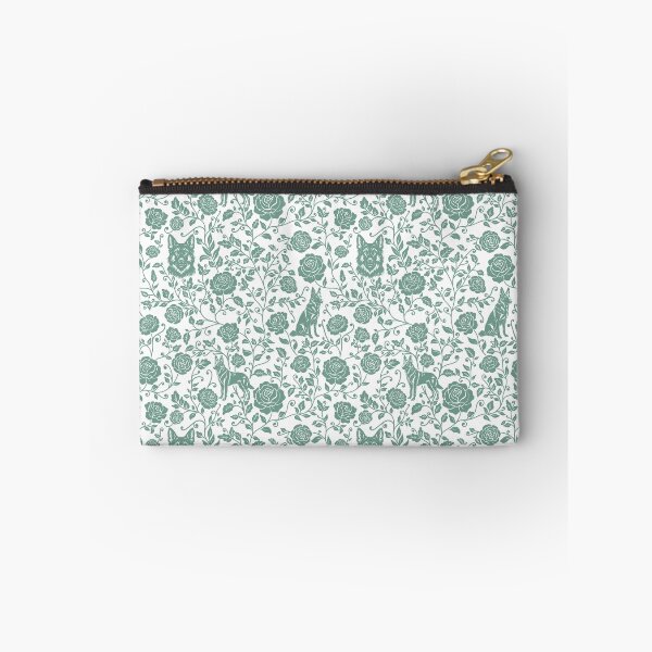 Item preview, German Shepherd Floral Pattern | Elegant Botanical Dog Design Green designed and sold by WildLakePatterns.