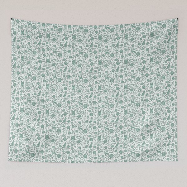 Item preview, German Shepherd Floral Pattern | Elegant Botanical Dog Design Green designed and sold by WildLakePatterns.