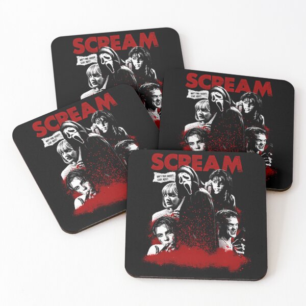 Item preview, Movie Character Mask Red Blood Splash Poster designed and sold by scoletz.