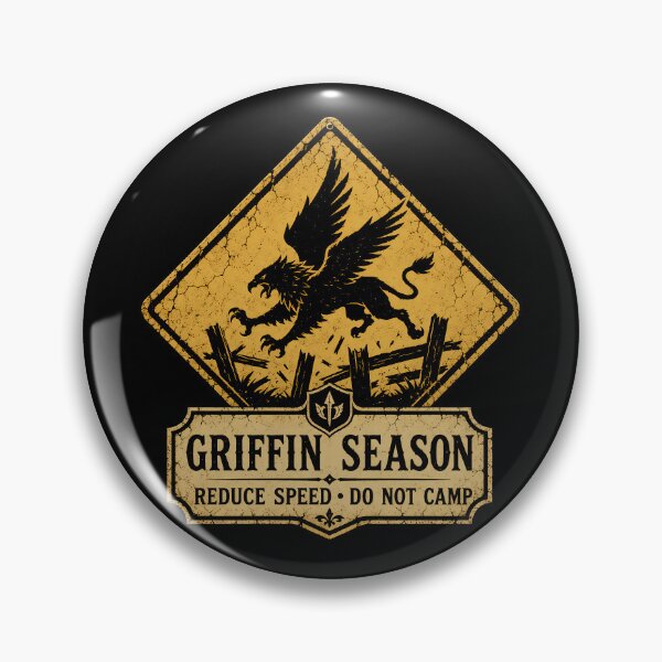 Item preview, Griffin Season Roadside Hazard Sign designed and sold by agearb.