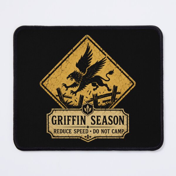 Item preview, Griffin Season Roadside Hazard Sign designed and sold by agearb.