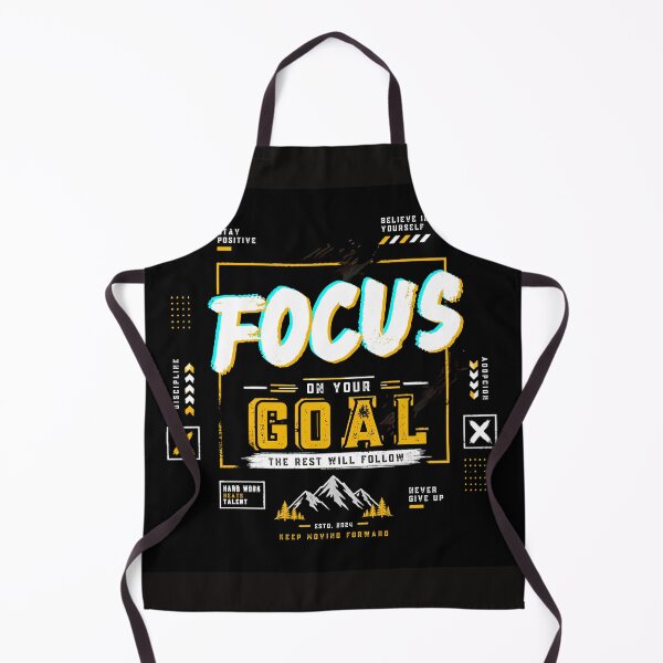 Item preview, Focus on Your Goal – Motivational Typography T-Shirt Design | Streetwear Graphic Tee PNG designed and sold by Cool Tee World .