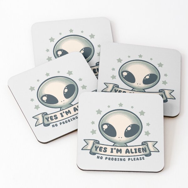 Item preview, Yes I'm Alien - No Probing Please designed and sold by Scaryzz.