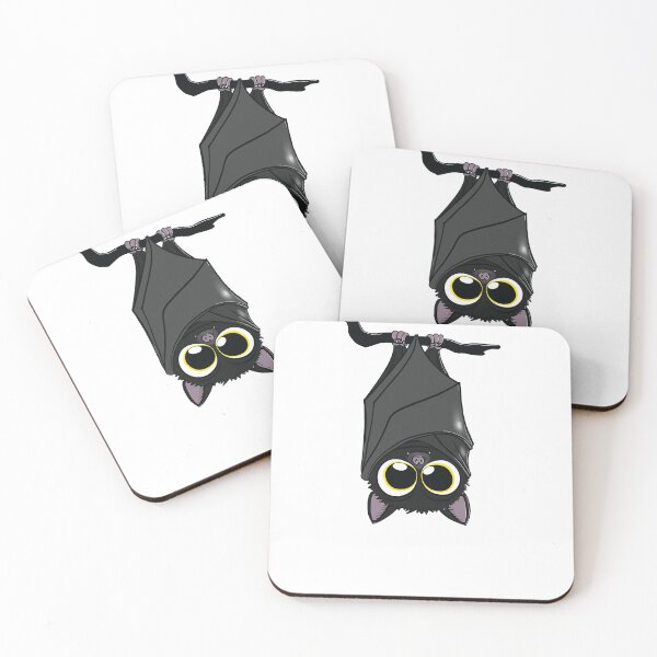 Item preview, Cute Hanging Bat Illustration | Big Eyed Bat  designed and sold by Sklines Art | Mrz Danelli.