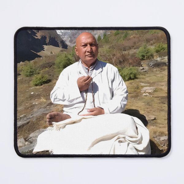 Item preview, Immortal Swami Paramhansa Yogananda Reincarnation Meditating in Badrinath (Kriya Loka) designed and sold by Kalkikrivadna.