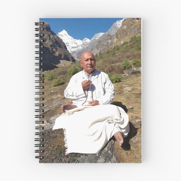 Item preview, Immortal Swami Paramhansa Yogananda Reincarnation Meditating in Badrinath (Kriya Loka) designed and sold by Kalkikrivadna.