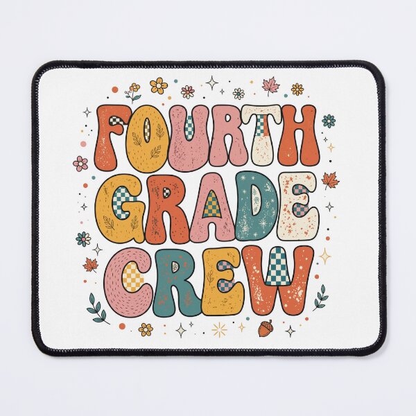 Item preview, Retro Fourth Grade Crew Groovy Fall Teacher Shirt Back To School designed and sold by Yellowriversss.