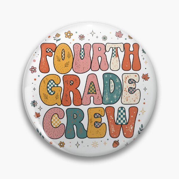 Item preview, Retro Fourth Grade Crew Groovy Fall Teacher Shirt Back To School designed and sold by Yellowriversss.