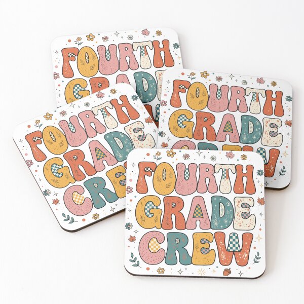 Item preview, Retro Fourth Grade Crew Groovy Fall Teacher Shirt Back To School designed and sold by Yellowriversss.