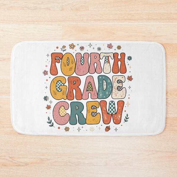 Item preview, Retro Fourth Grade Crew Groovy Fall Teacher Shirt Back To School designed and sold by Yellowriversss.
