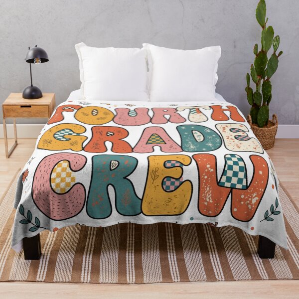 Item preview, Retro Fourth Grade Crew Groovy Fall Teacher Shirt Back To School designed and sold by Yellowriversss.
