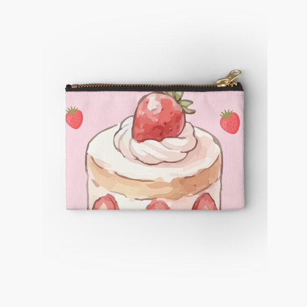 Item preview, Japanese Strawberry Shortcake Bakery Illustration designed and sold by Cozy Moss Studio.