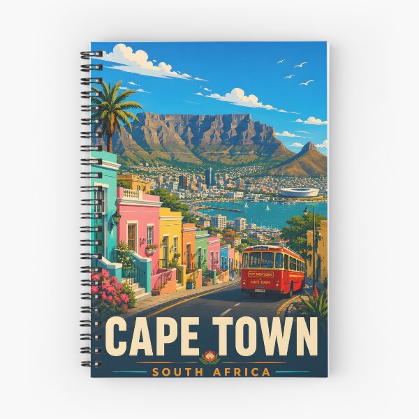 Item preview, Cape Town South Africa Vintage Travel Poster designed and sold by TAOptimus .