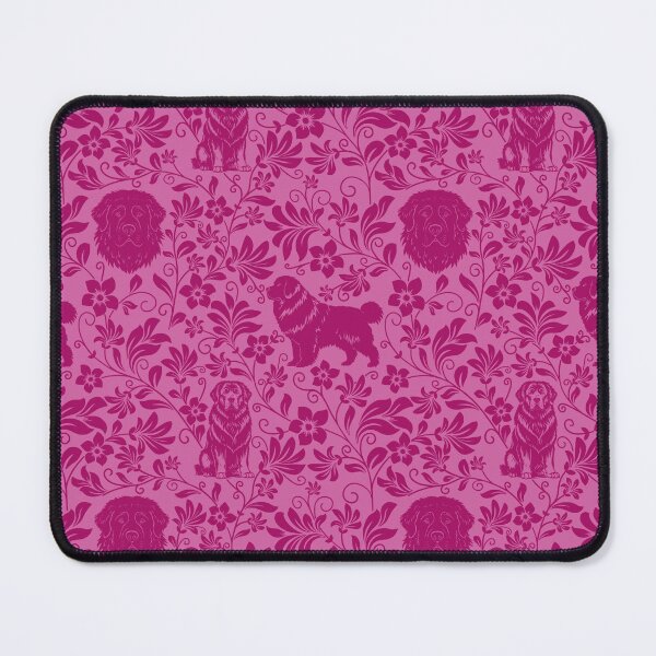 Item preview, Newfoundland Floral Pattern | Elegant Botanical Dog Design Pink designed and sold by WildLakePatterns.