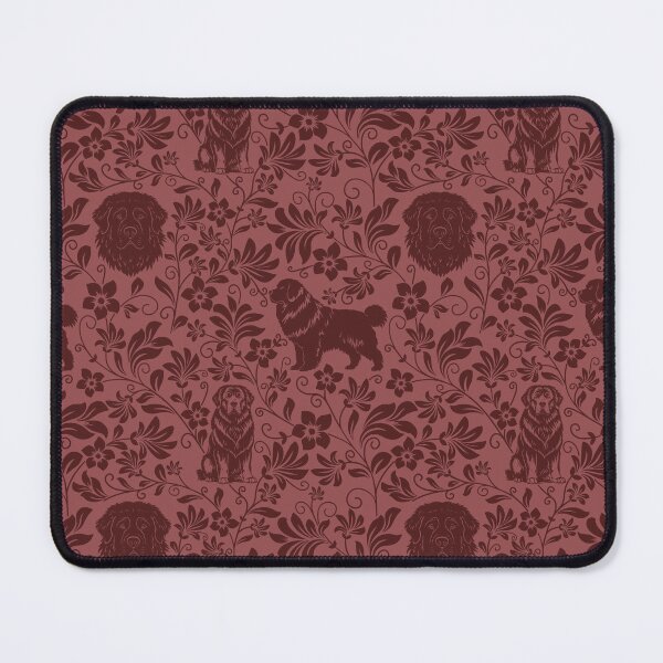 Item preview, Newfoundland Floral Pattern | Elegant Botanical Dog Design Red designed and sold by WildLakePatterns.