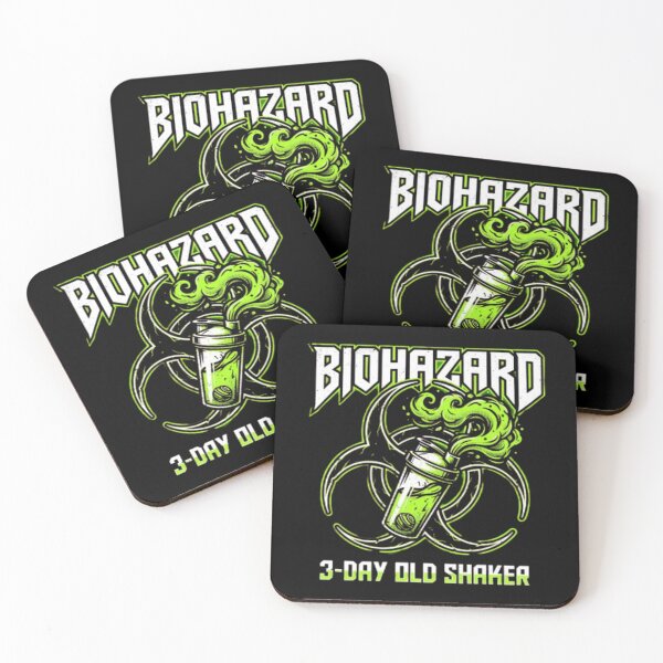 Item preview, Biohazard 3-Day Old Protein Shaker Gym - Funny Fitness Meme designed and sold by OLLI_STORE.