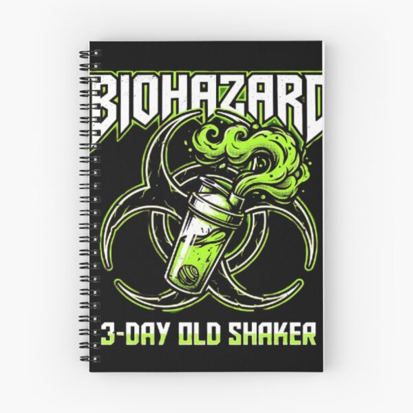 Item preview, Biohazard 3-Day Old Protein Shaker Gym - Funny Fitness Meme designed and sold by OLLI_STORE.
