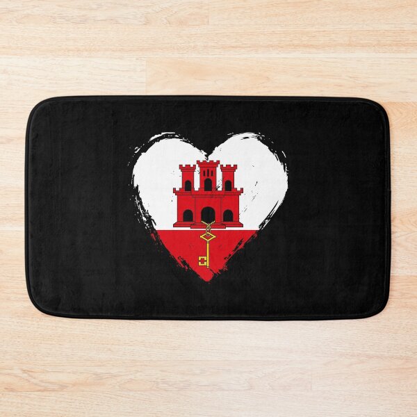 Item preview, Distressed Gibraltar Flag Heart GI designed and sold by shitpostee.