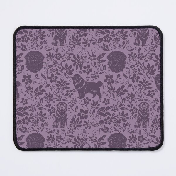Item preview, Newfoundland Floral Pattern | Elegant Botanical Dog Design Purple designed and sold by WildLakePatterns.