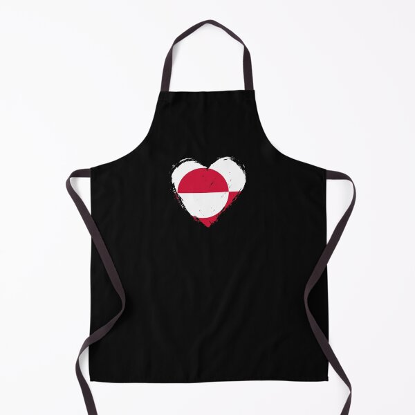 Item preview, Distressed Greenland Flag Heart GL designed and sold by shitpostee.