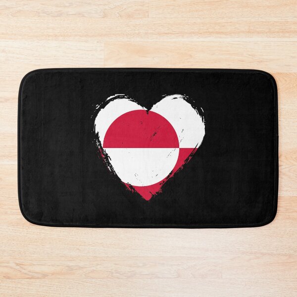 Item preview, Distressed Greenland Flag Heart GL designed and sold by shitpostee.